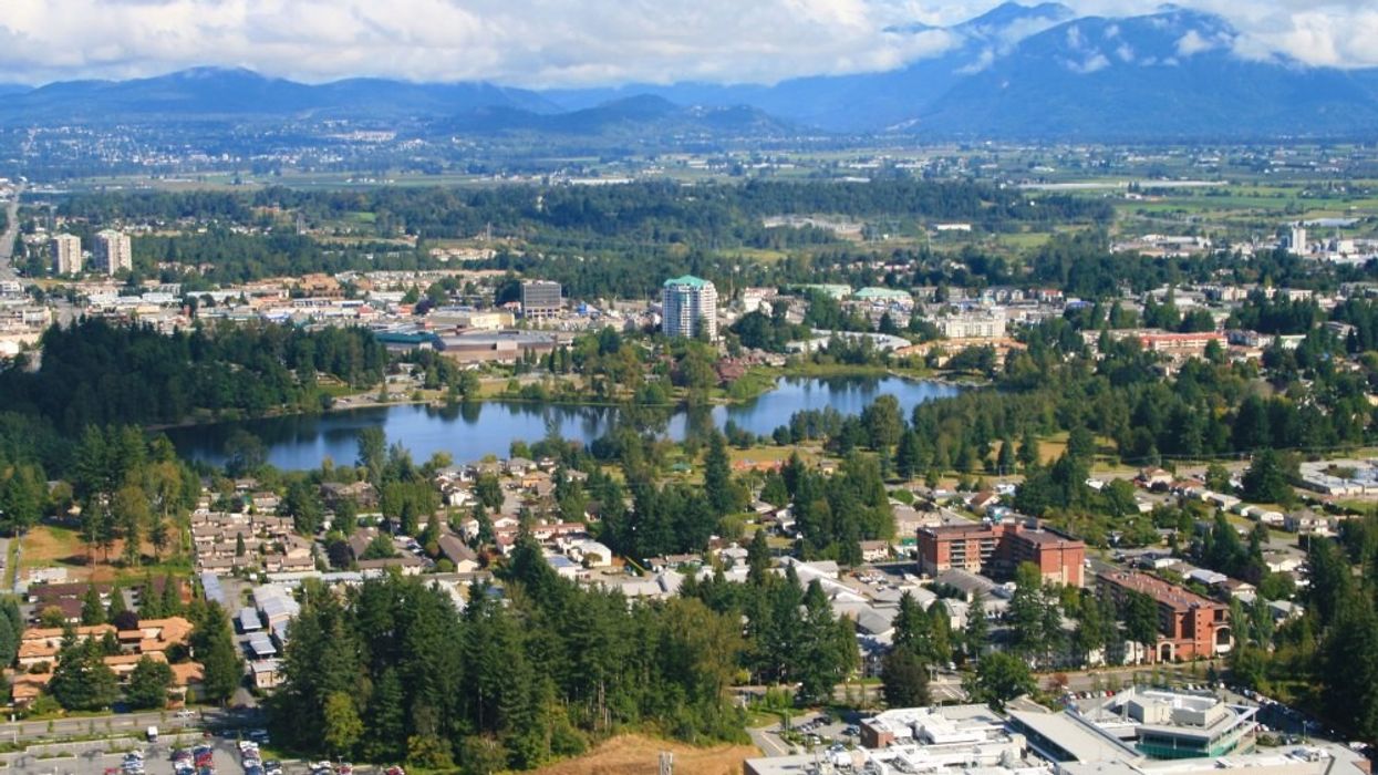 An aerial view of Abbotsford.
