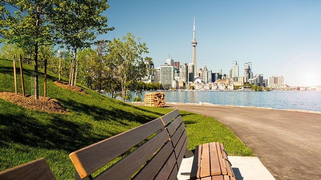 An idyllic city view from William G. Davis Trail at Ontario Place. (Photo by Nadia Molinari©)