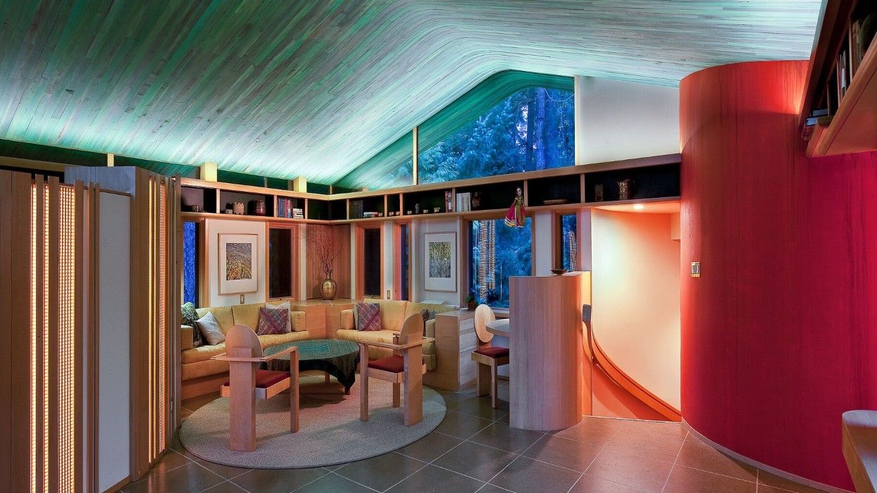An interior photo of 203 Goward Road in Saanich, British Columbia.
