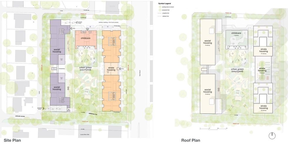 An overview of Landmark Premiere Properties' preliminary redevelopment proposal.