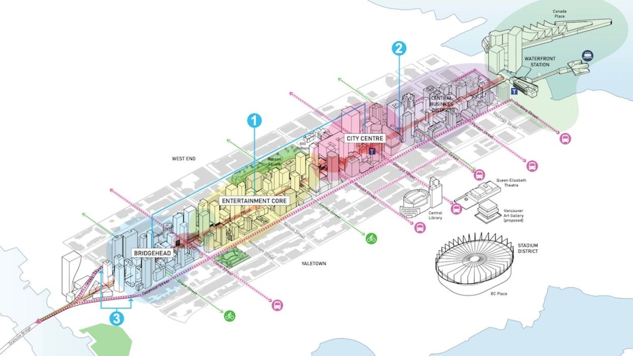 An overview of the Granville Street Plan.