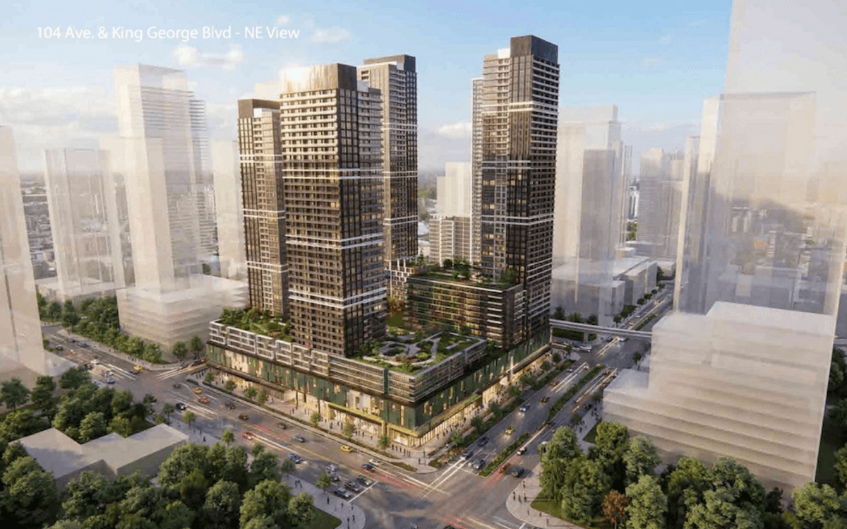 Wesgroup Revises Civic District Master Plan Project In Surrey To 1,900 Units