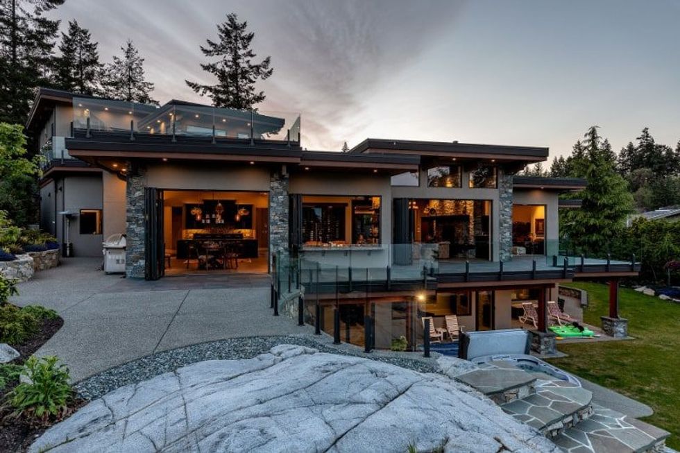 Andover road backyard