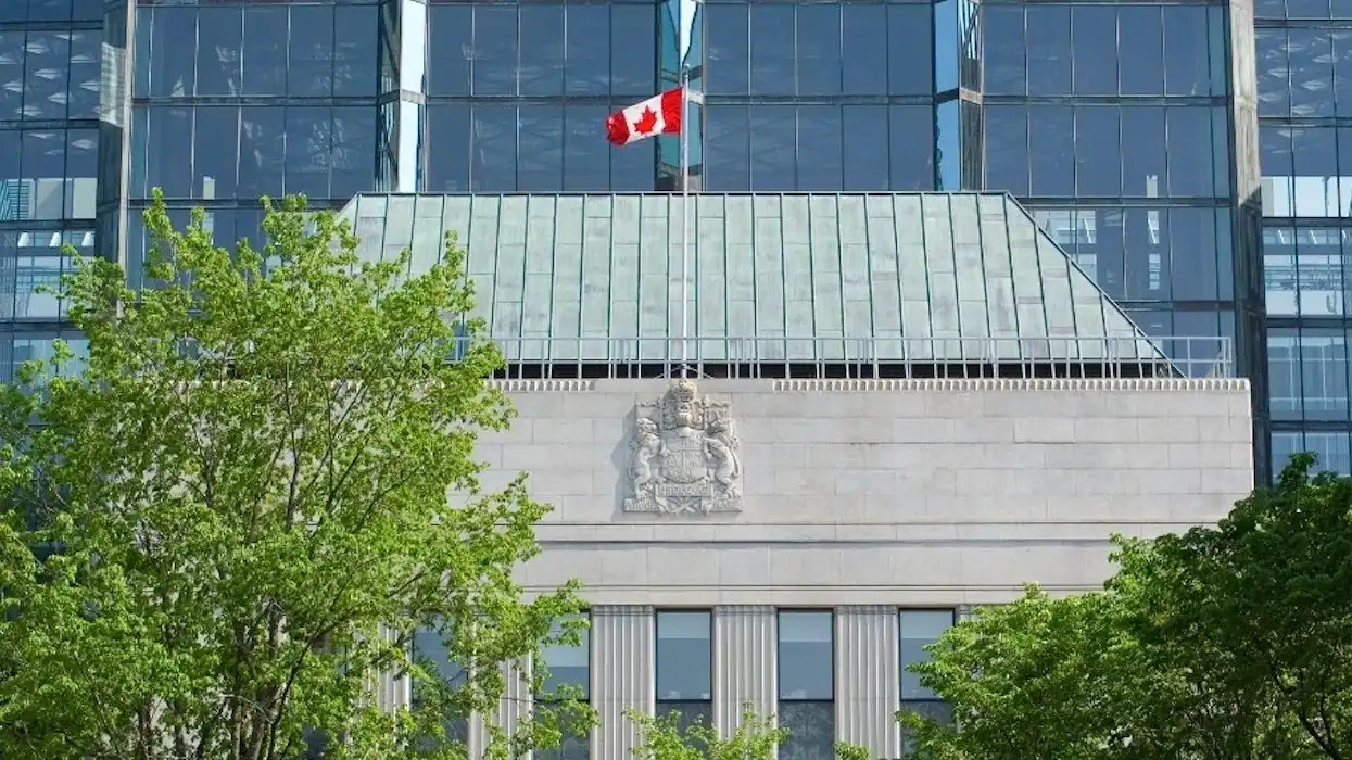Bank of Canada building in Ottawa, Ontario.