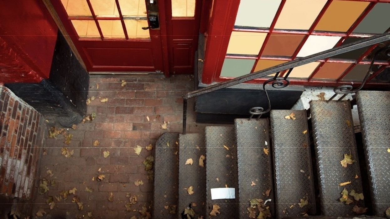 basement apartment entrance