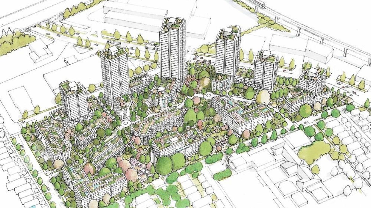 BC Housing Skeena Terrace 2108-2408 Cassiar Street Vancouver Redevelopment