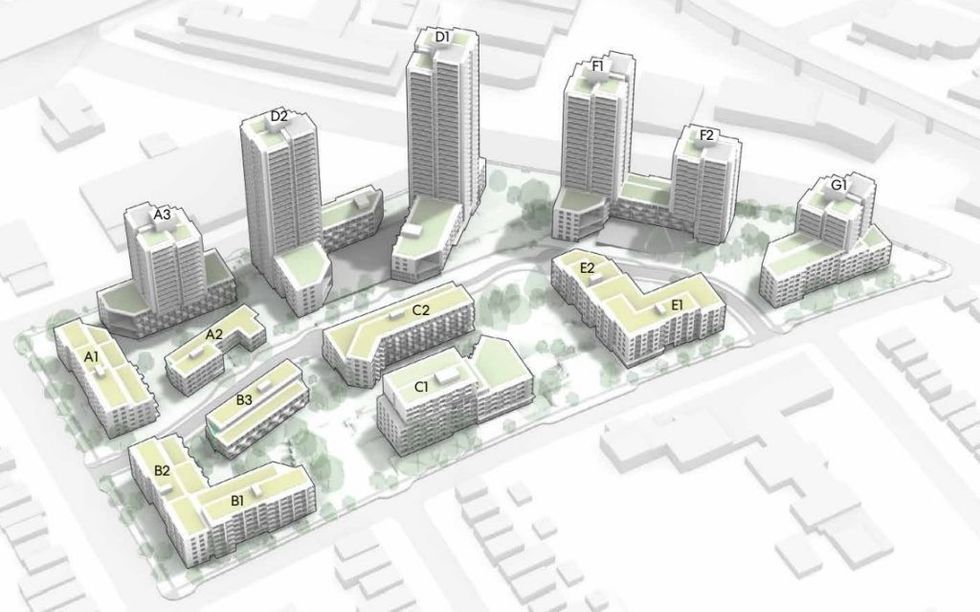 BC Housing Vancouver Skeena Terrace Redevelopment - Master Plan Site Layout (2)