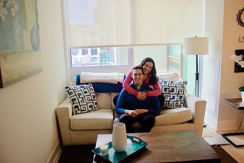 Before moving in together, Jen and Jonathan had to communicate some ground rules. The two agree that talking about each other's pet peeves and needs has really helped them with their current living situation.