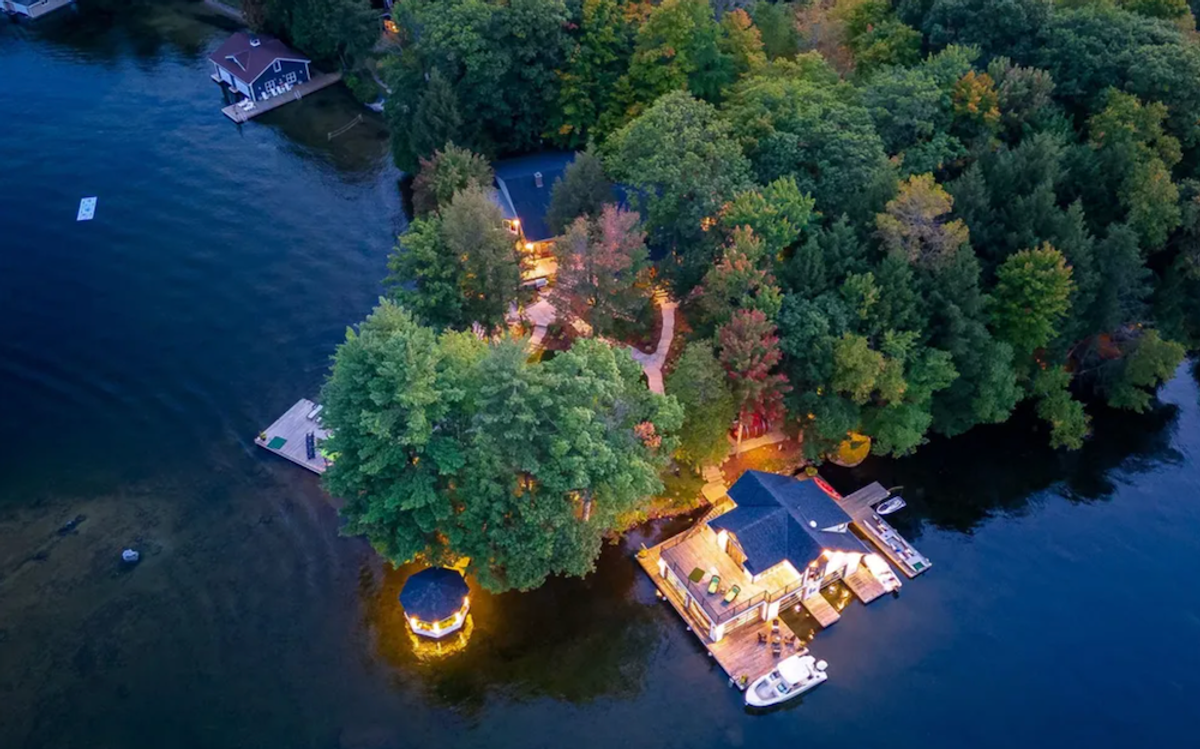 Nearly 4 Acres Of Waterfront Luxury Await At This Lake Rosseau Escape