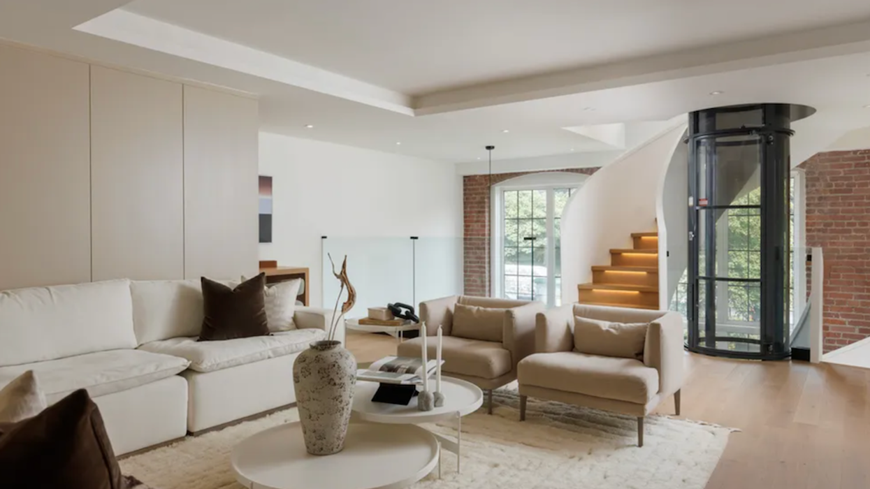 This 4-Level Toronto Loft Blends Historic Charm With Striking Drama