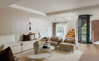 This 4-Level Toronto Loft Blends Historic Charm With Striking Drama