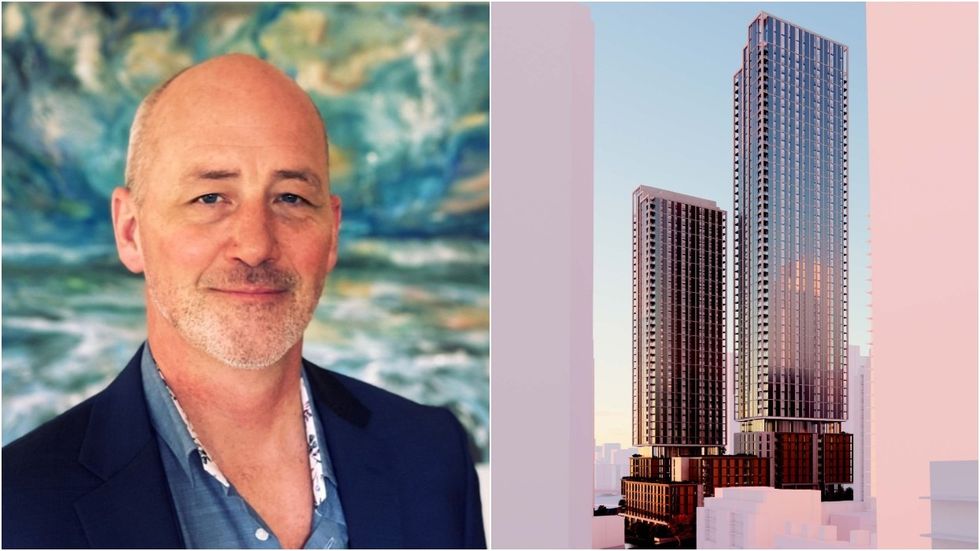 Brad Foster, Director of the Vancouver Housing Development Office (left) and its Pacific Street project (right).