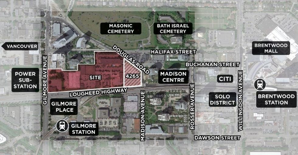 Burnaby Buchanan West Master Plan Site