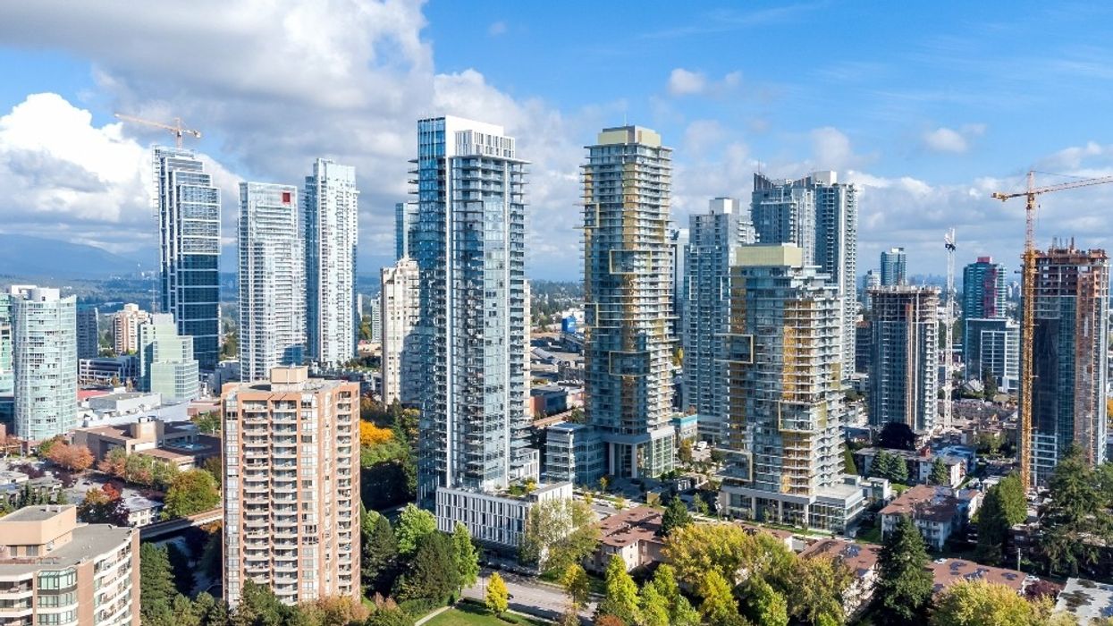 Burnaby high-rise buildings near Metrotown