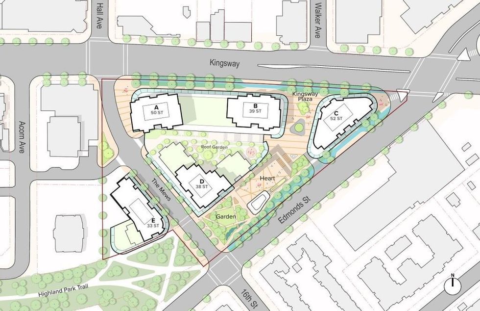 Burnaby Kingsway Edmonds Conceptual Master Plan - Site Context