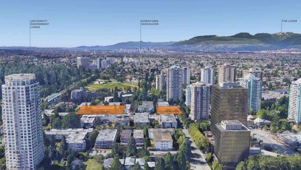 Burnaby metrotown 5868 olive and 5900 olive avenue 2