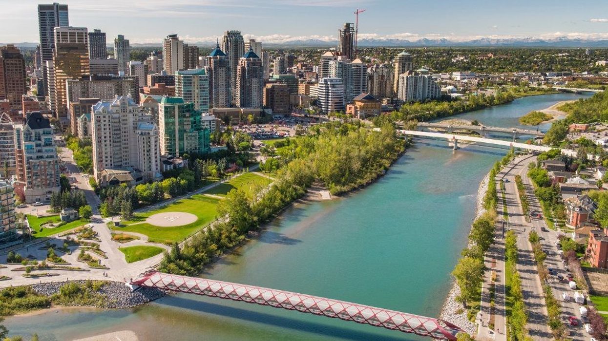 Calgary - Peace Bridge - Bow River - Vibrant Communities Wellbeing Report - Housing Affordability