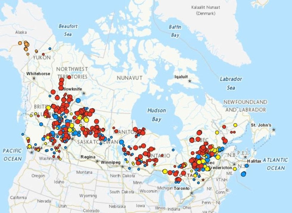 canada wildfires