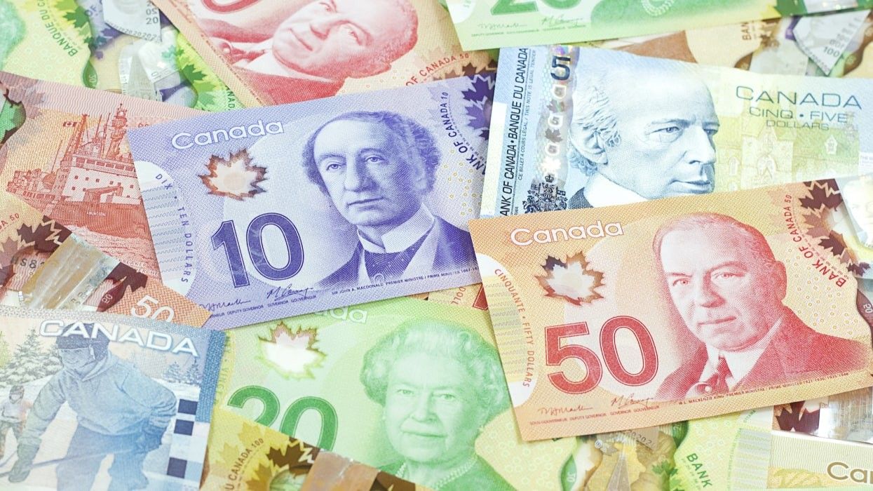 Canadian money.