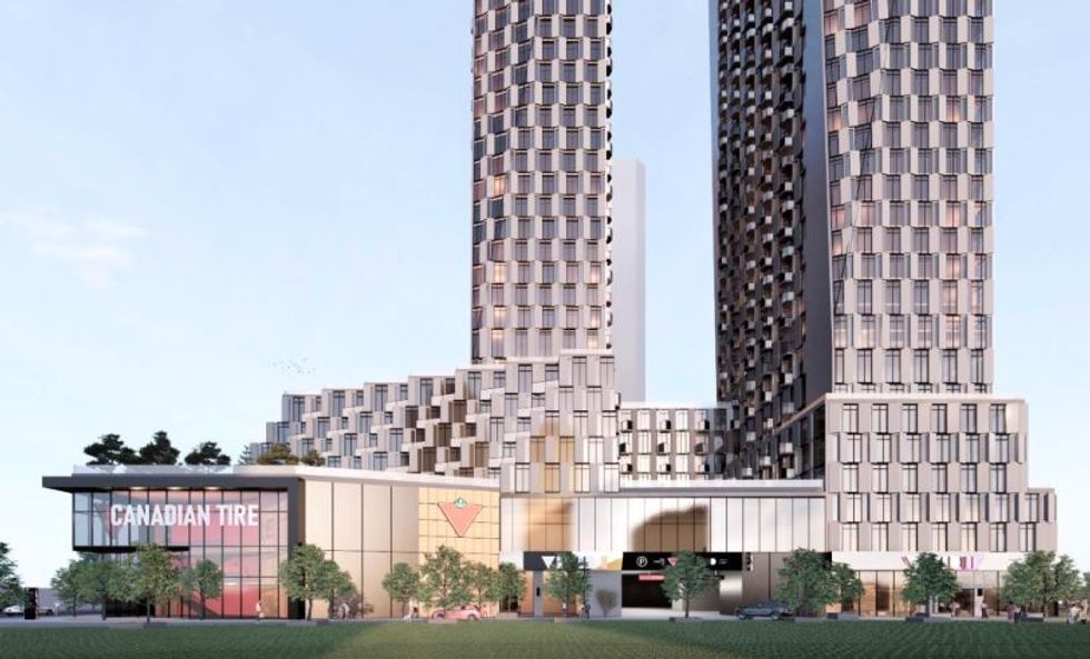 canadian tire condo danforth avenue