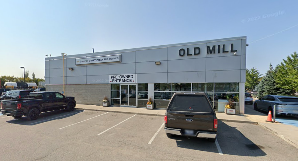 car dealership at jane and st. clair