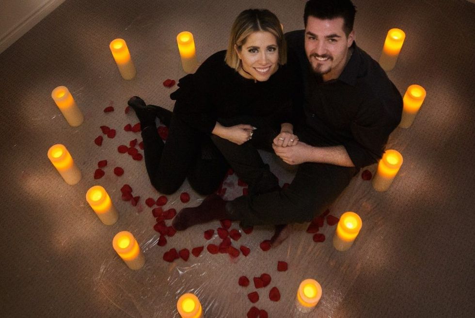 Christina Cravero and Tiago Roque engagement 1