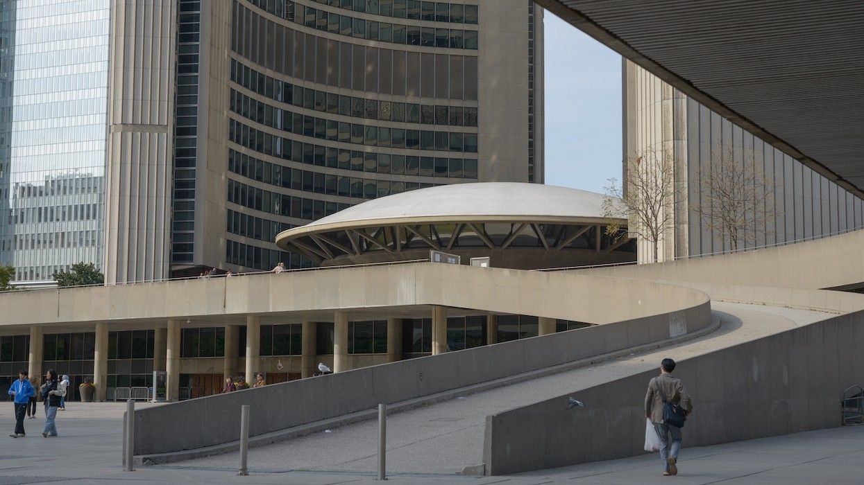 City hall in downtown Toronto.
