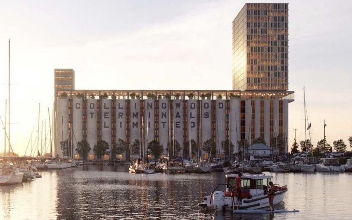 Collingwood hotel development - grain terminals