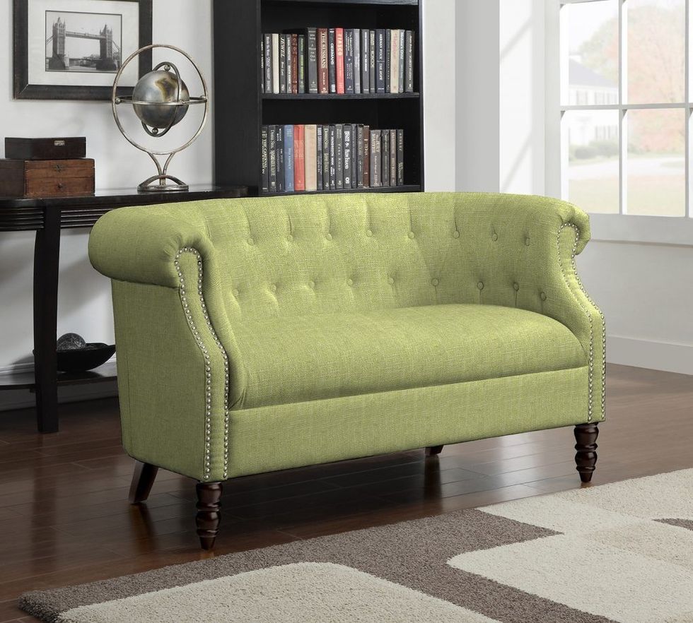 Colour of the Year - Greenery - couch