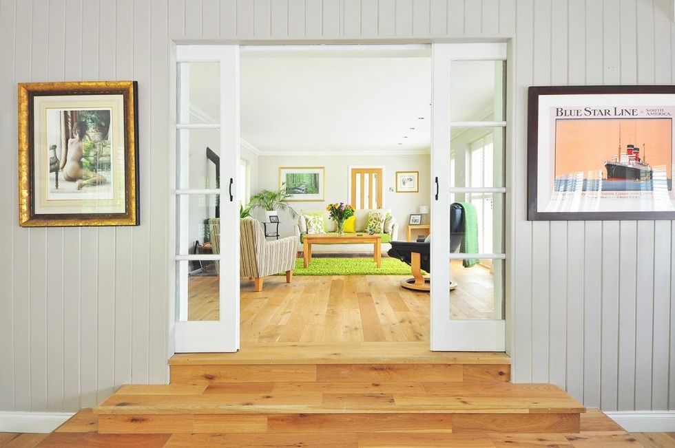 Colour of the Year - Greenery - living room