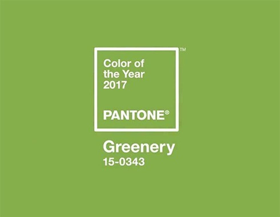 Colour of the Year - Greenery - Pantone