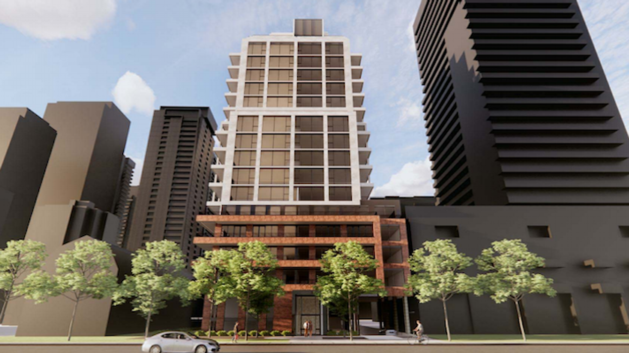 condo and rental tower.