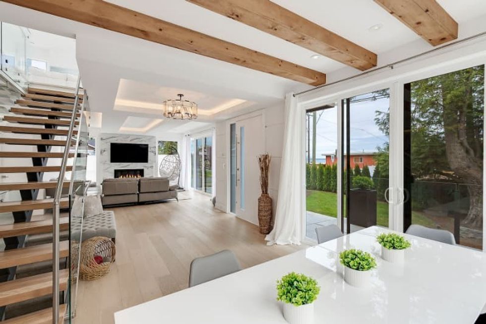 Cordova bay living dining