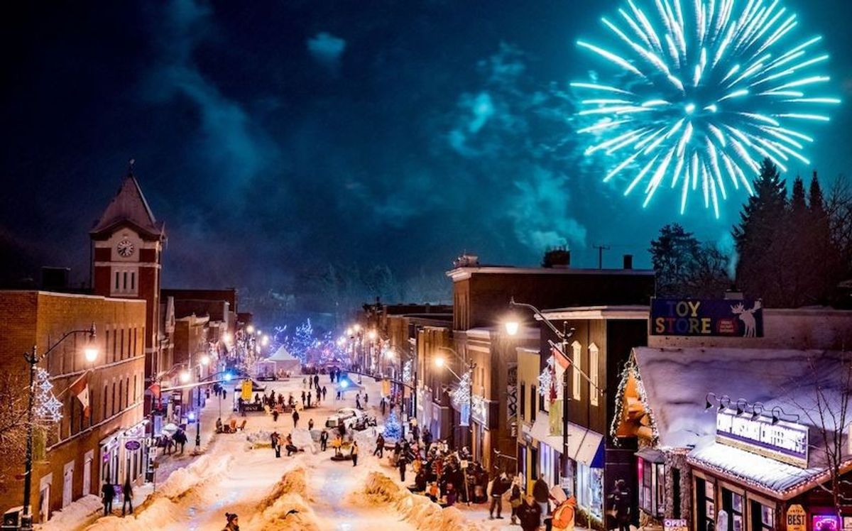 cottage country winter