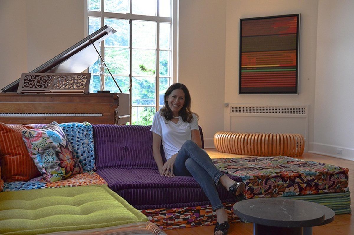 Currently owned by interior designer Leslie Flatt, her former midtown Toronto house was once occupied by Group of Seven member Lawren Harris. A combination of fascinating art and bright and cheerful interior design makes the home a showpiece of its own. (Photos by Parm Parmar)