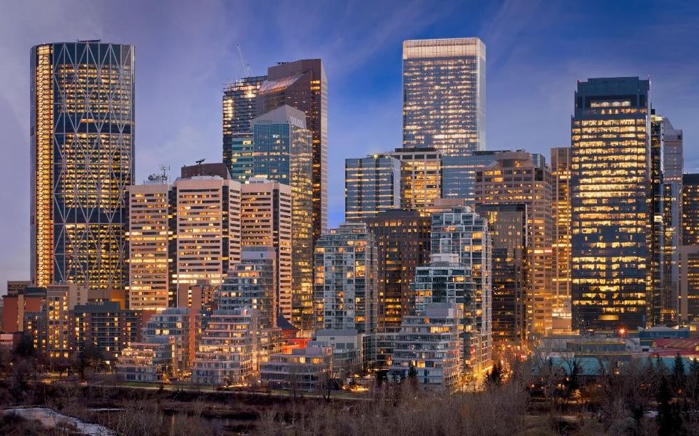 Downtown Calgary office buildings