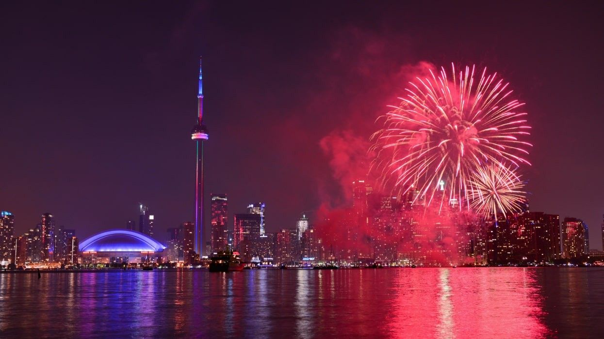 Fireworks in Toronto.