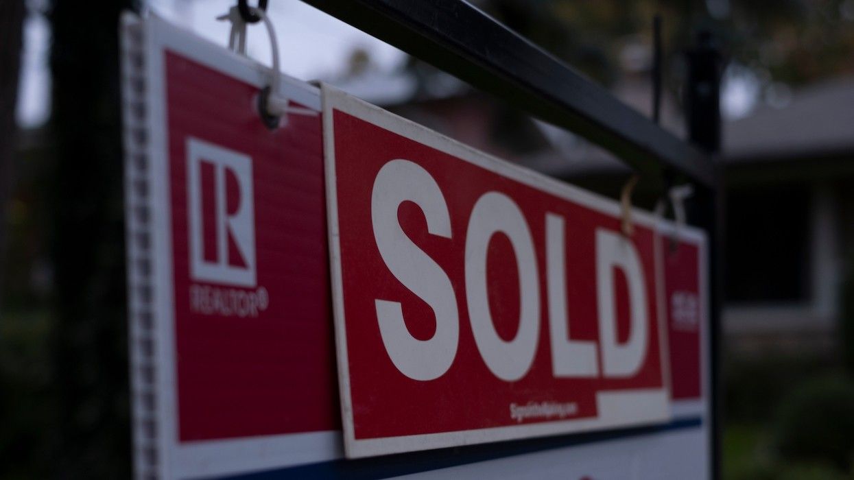 For sale sign on home in the Greater Toronto Area.