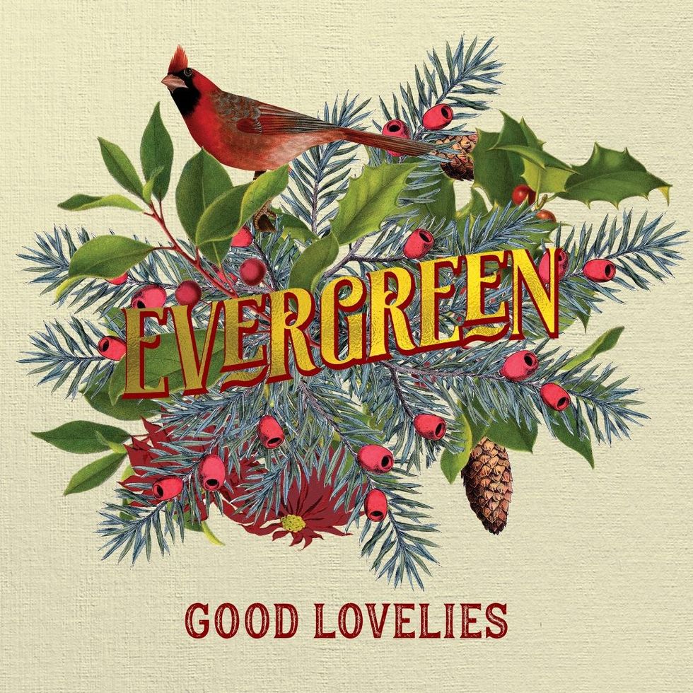 Good lovelies evergreen albumcoverart designedbyrobertalandreth 1024x1024