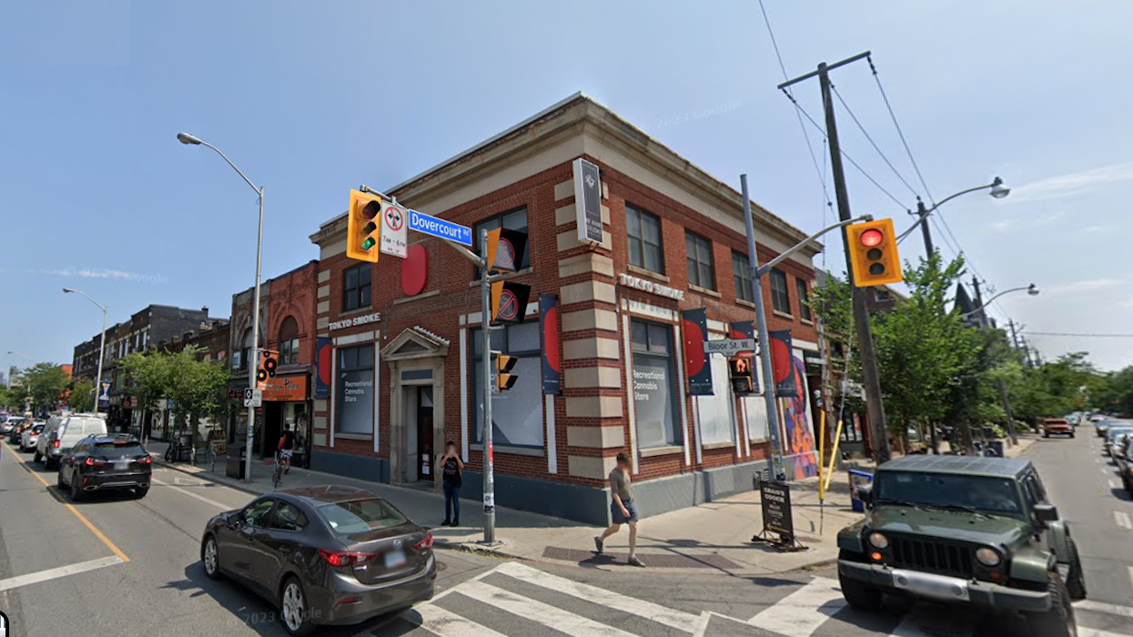 Google image of Tokyo Smoke location at 979 Bloor Street West in Toronto