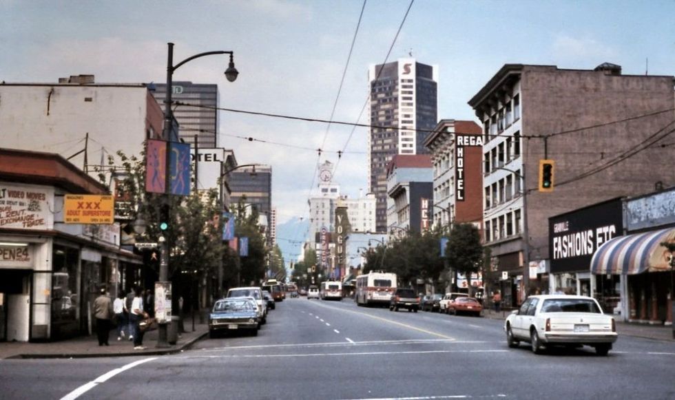 Granville Street, 1990