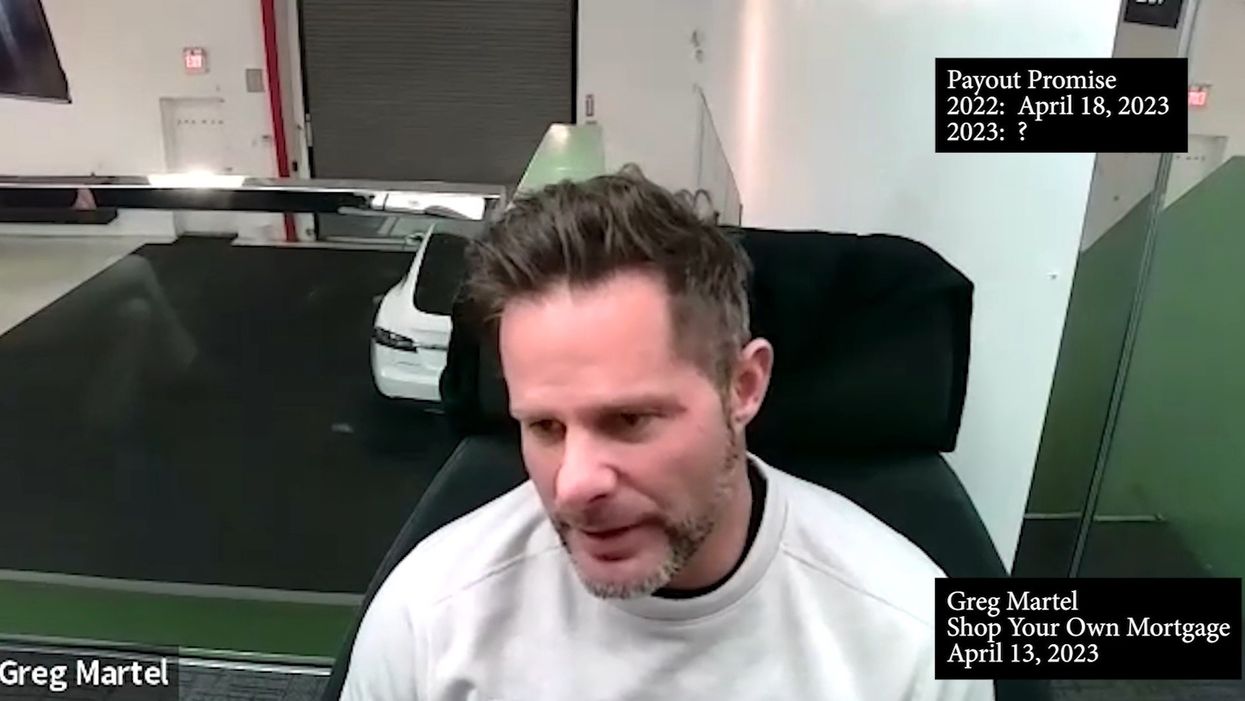 Greg Martel in an April 2023 video to investors.