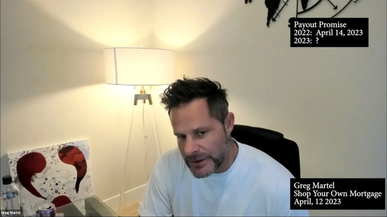 Greg Martel in an April 2023 video to investors.