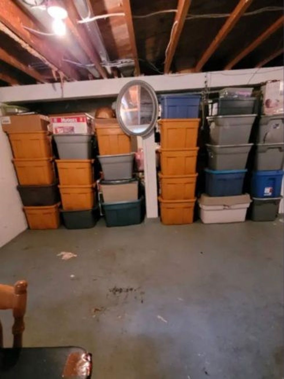 Halifax basement bedroom rental storage bins