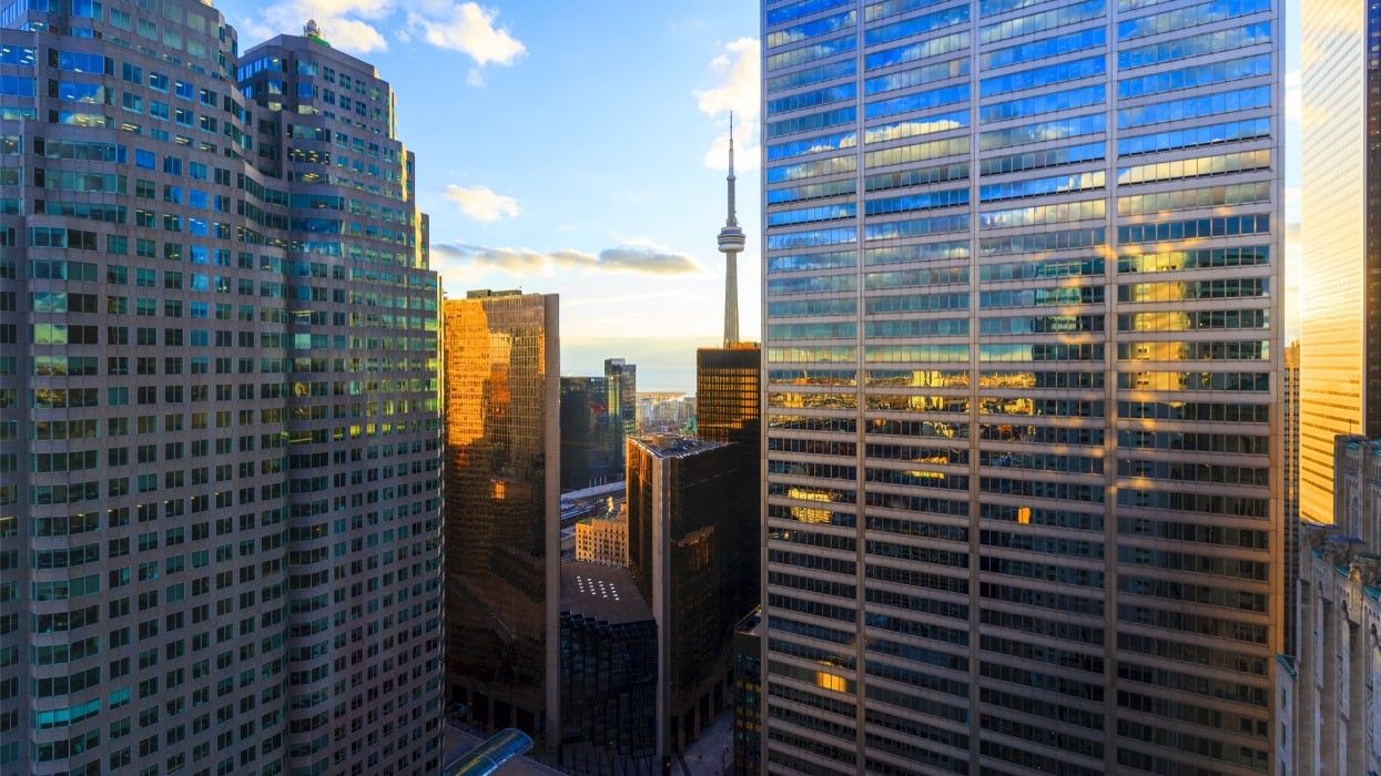 Highrises in downtown Toronto.