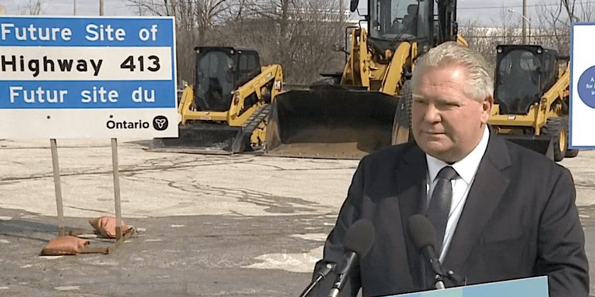 Ontario Releases Official Plan to Build Highway 413 and Bradford Bypass