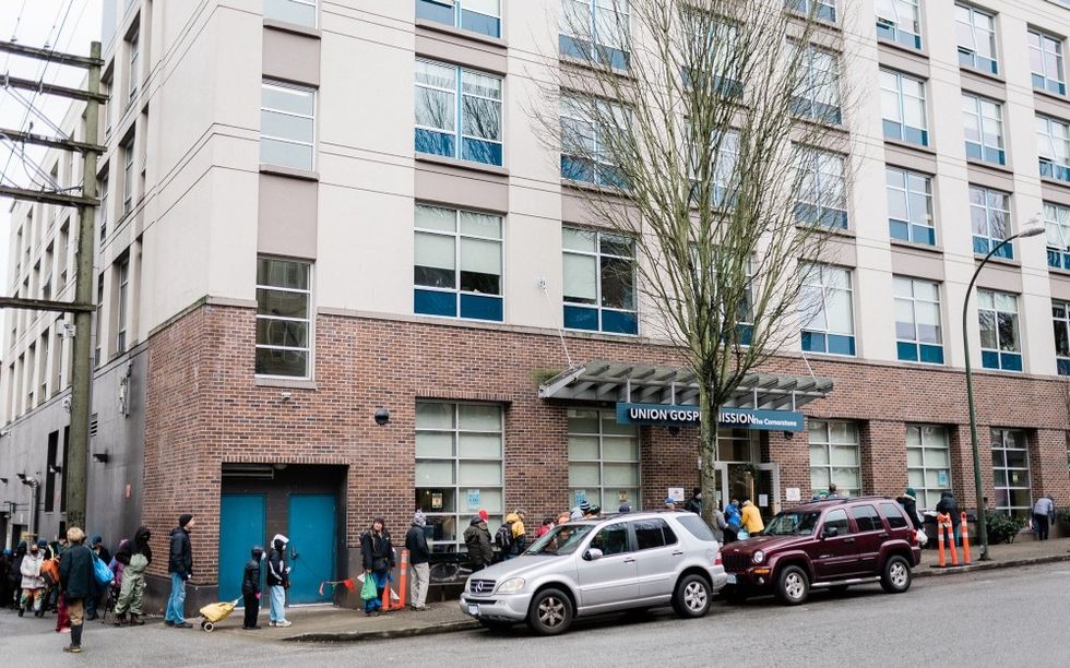 Homelessness winter shelters union gospel mission