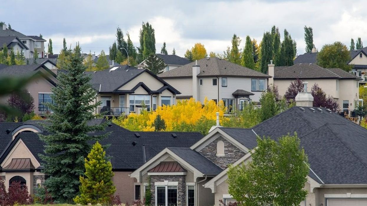 homes in a calgary suburb