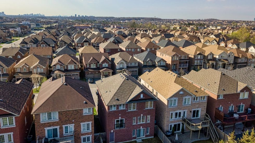 Houses in Richmond Hill, Ontario.