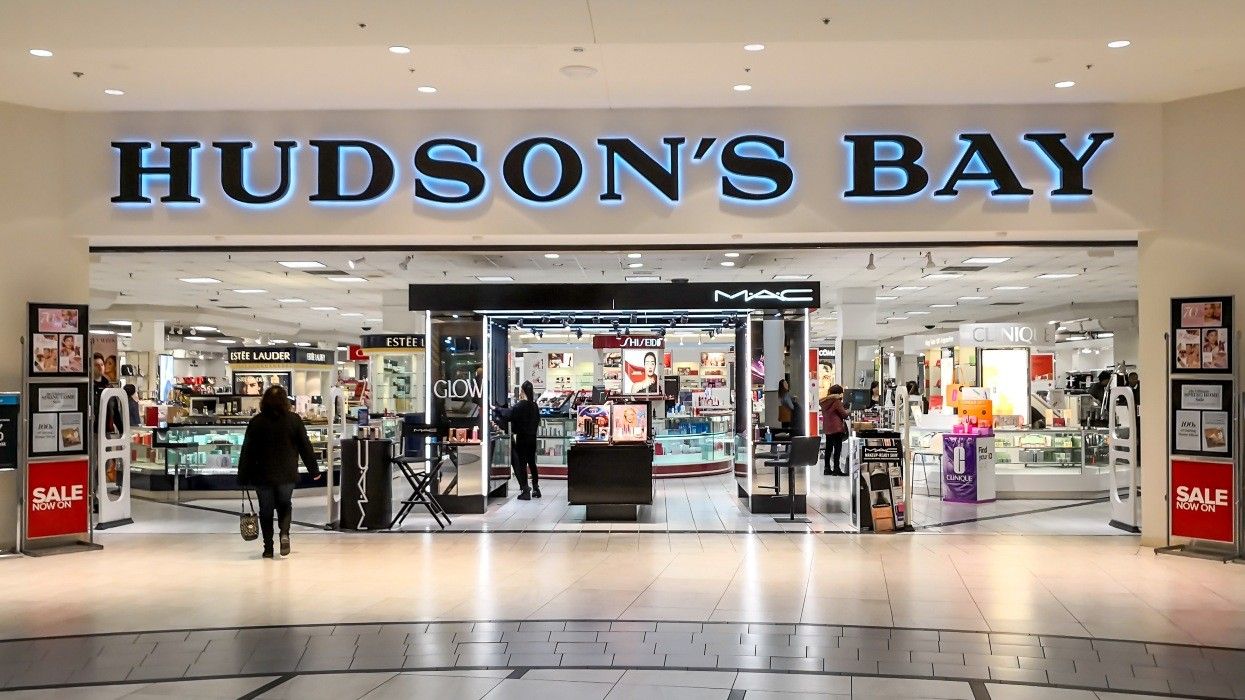 Hudson's Bay's store in the CF Markville Shopping centre in Markham, Ontario.